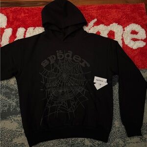 Spyder Men's Black Web Design Hoodie